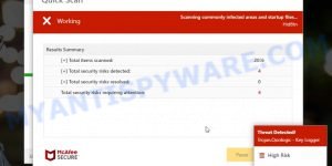 Milipili.click McAfee Security fake scan