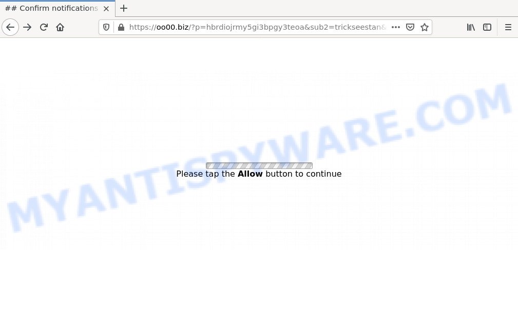 Oo00.biz Tap Allow Scam