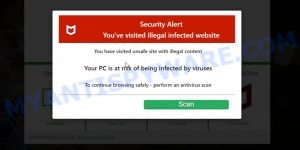 Powersoftwarepc.com mcAfee Alert Scam