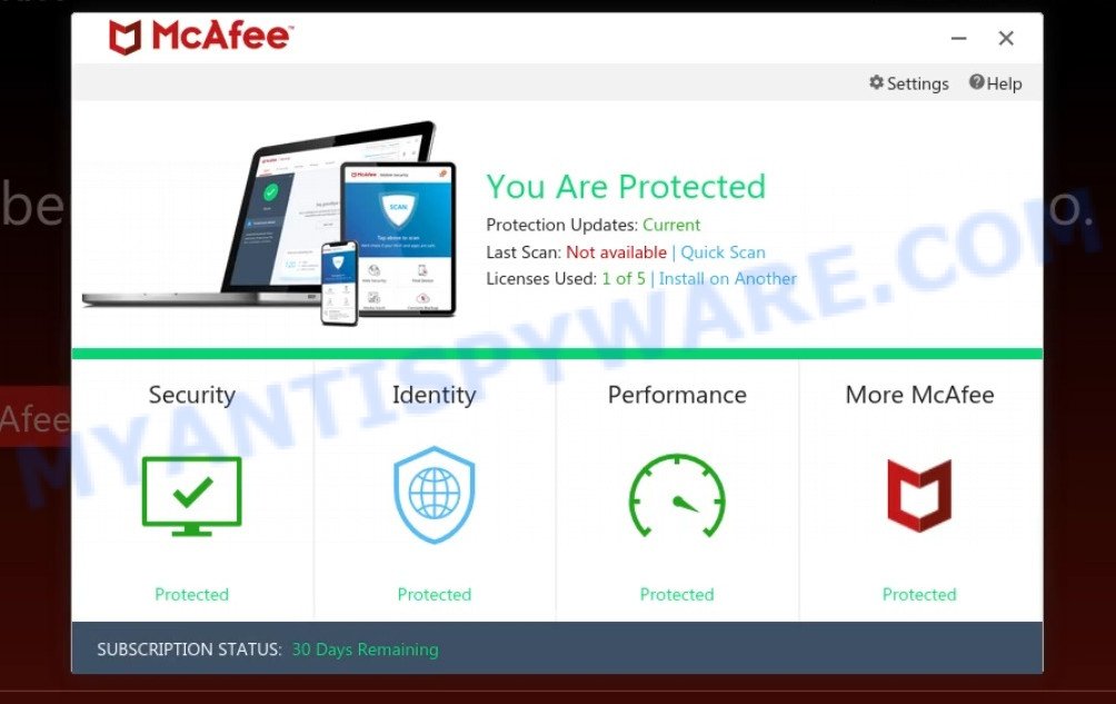 Protect-me.vip McAfee Security Scam