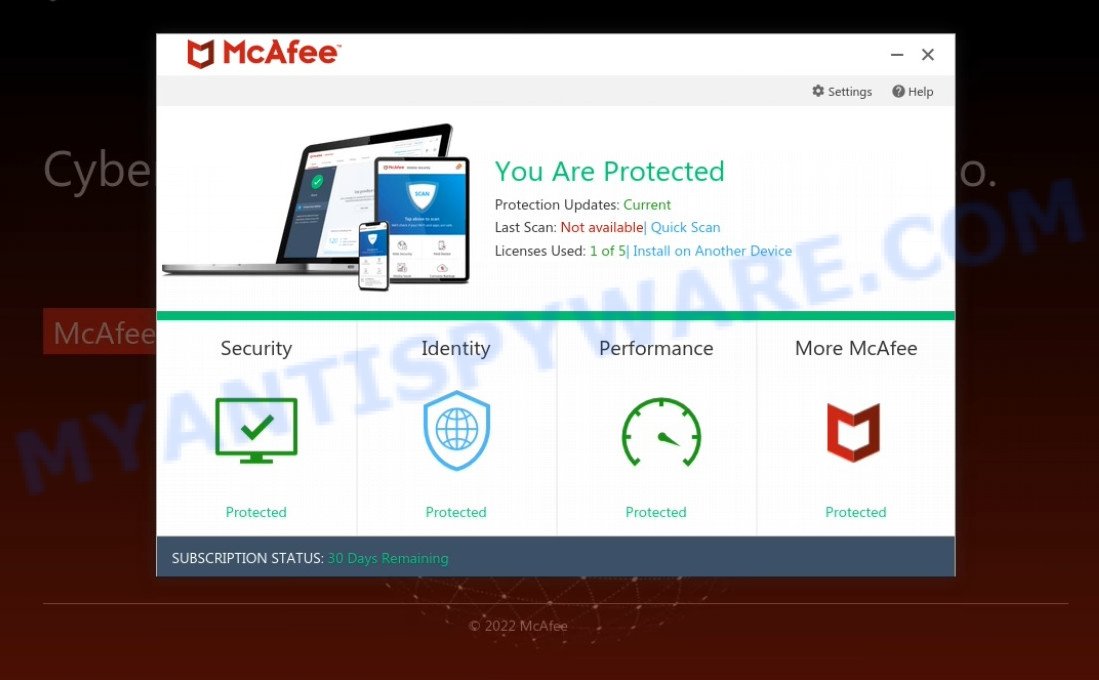 Protectionsurveys.online McAfee Alert Scam