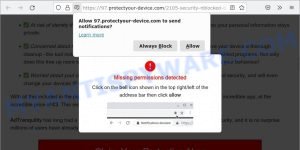 Protectyour-device.com Click Allow Scam