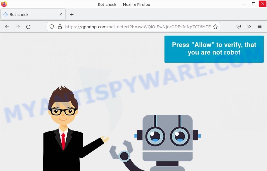 Qpndbp.com Bot check Scam