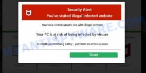 Stable-scan.com McAfee Alert Scam
