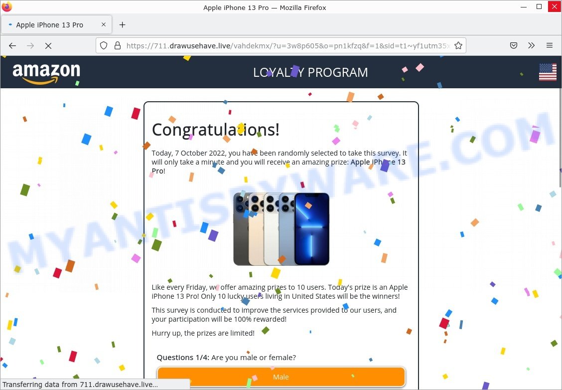 Three Captcha Virus Amazon Scam