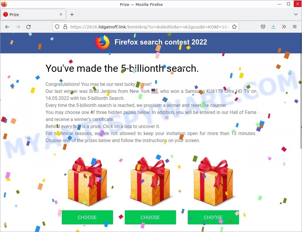 Time Delta xyz 5-billionth search Scam