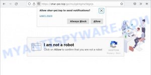 Shar-pei.top I am not a robot Scam