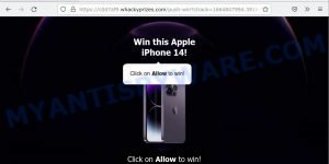 whackyprizes.com Win this Apple iPhone 14 Scam