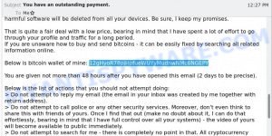 12gHyoR78pjHpfueWUYyMudnwNMc6NGEPY bitcoin email scam