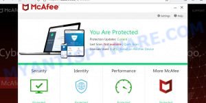 Bacin.live McAfee Total Protection Scam