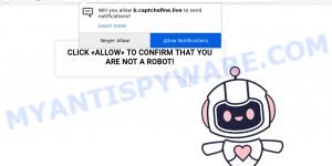 Captcha Fine Virus Click Allow Scam