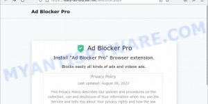 Easy-ad-blocker.net Ad Blocker Pro pop-up