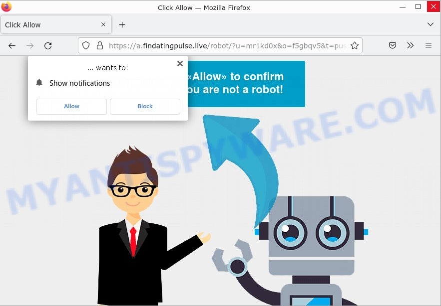 Findatingpulse.live Click Allow Scam