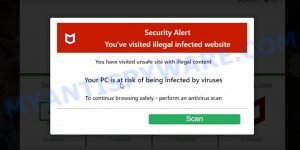 Nativepclink.com McAfee Alert Scam