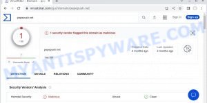 Pepepush.net malware
