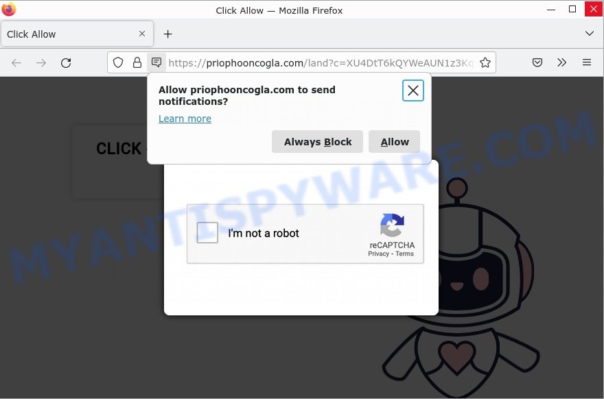 Priophooncogla.com Click Allow Scam