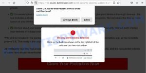 Scudo-delbrowser.com Claim your protection Scam