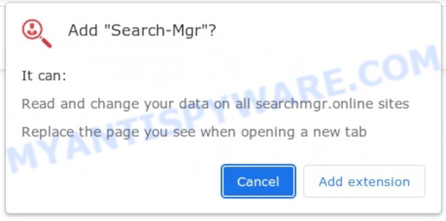 Search-Mgr browser extension