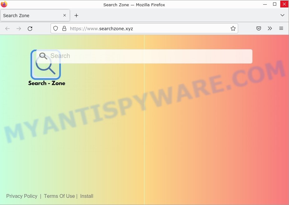 Search Zone browser hijacker