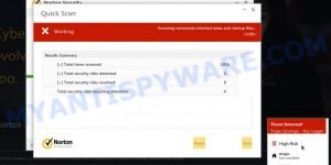 Secureyourdatabase.live Norton Security fake scan