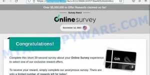 Sheerspong.com Reward Pending Online Survey Scam