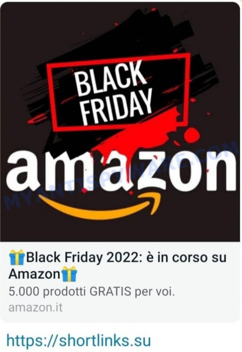 Shortlinks.su WhatsApp Amazon Black Friday Scam