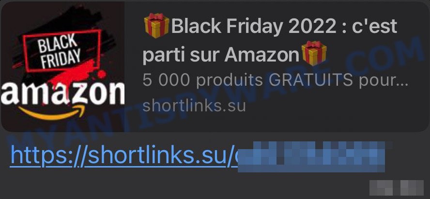 Shortlinks.su WhatsApp Amazon Scam