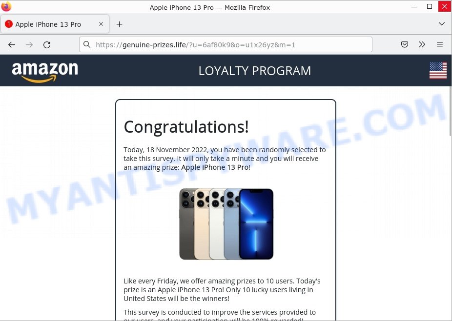 TestAccess.xyz Win Apple iPhone 13 Pro Scam