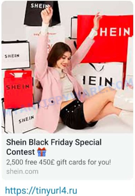 Tinyurl4.ru shein black friday scam