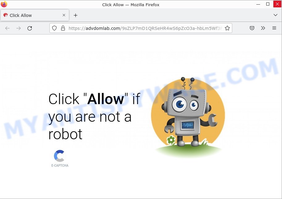 Advdomlab.com Click Allow Scam