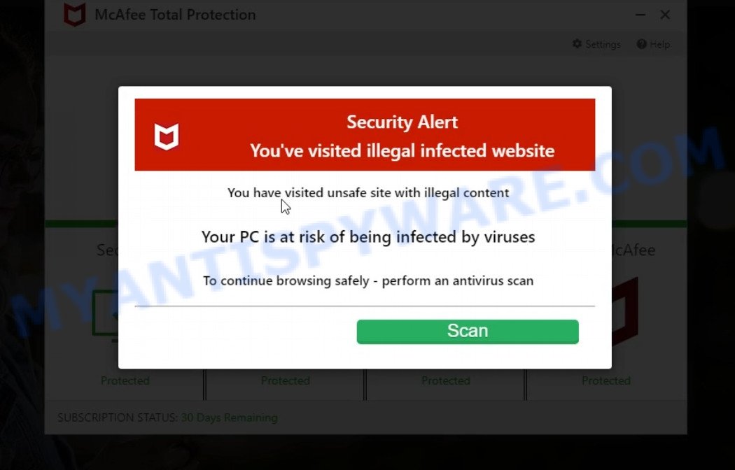 Authenticguarding.com McAfee Scam