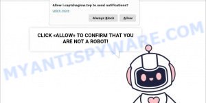 Captcha Glow Virus Click Allow Scam