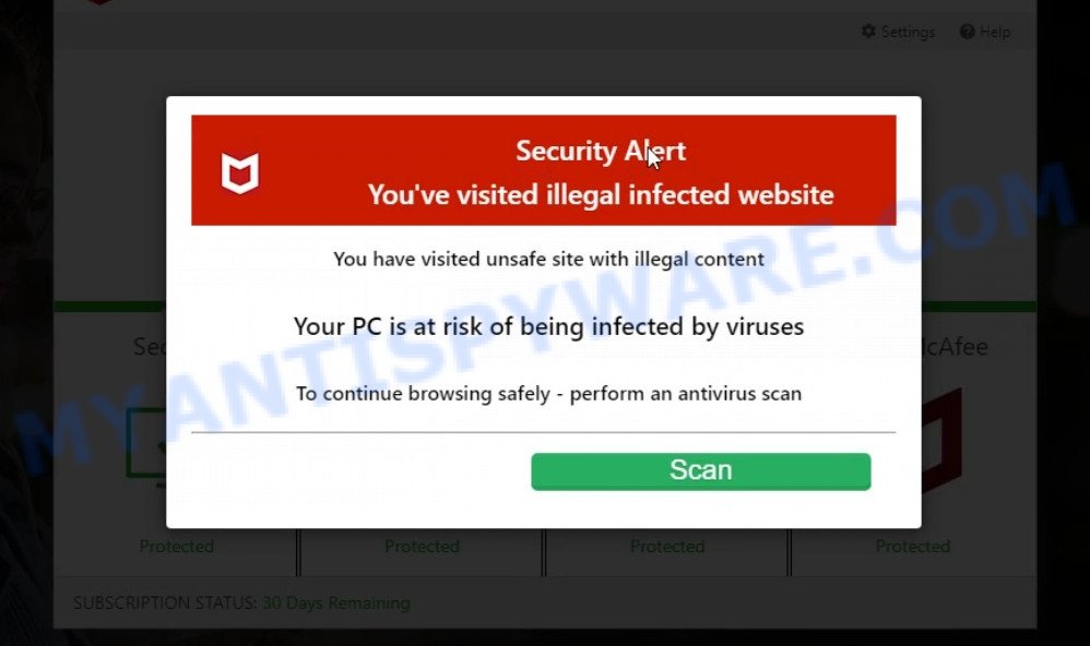 Genuinescansupport.com McAfee Scam