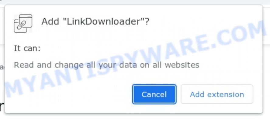 LinkDownloader browser extension