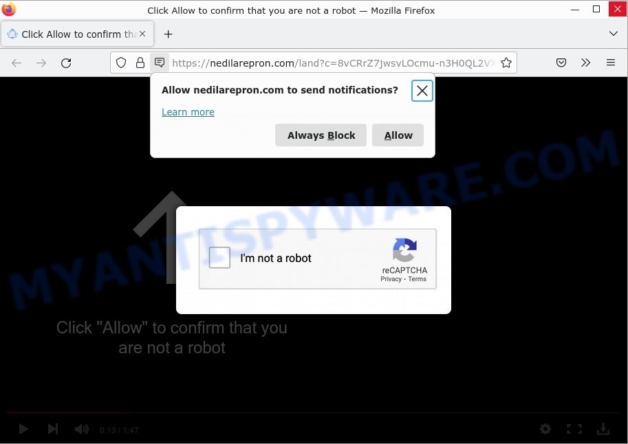 Nedilarepron.com Click Allow Scam