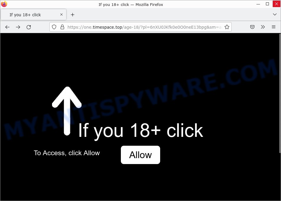 Timespace.top If you 18 click Scam