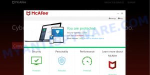 Webprotectivesystem.site McAfee Protection Scam
