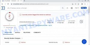 Whiskerssituationdisturb.com malware