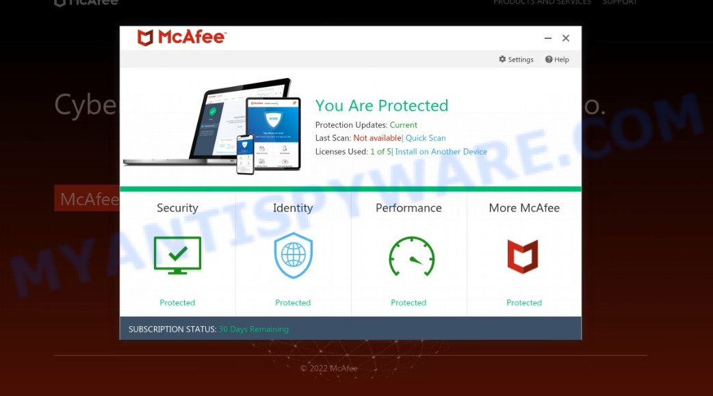 Yourdesktopdatabulwark.site McAfee Alert Scam