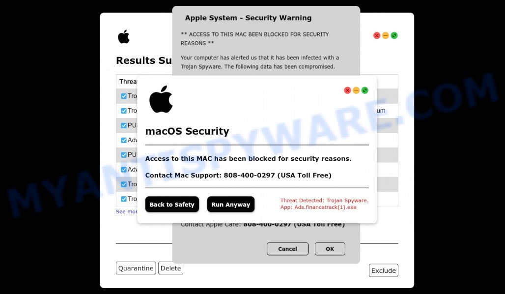 Access To This MAC Has Been Blocked Scam