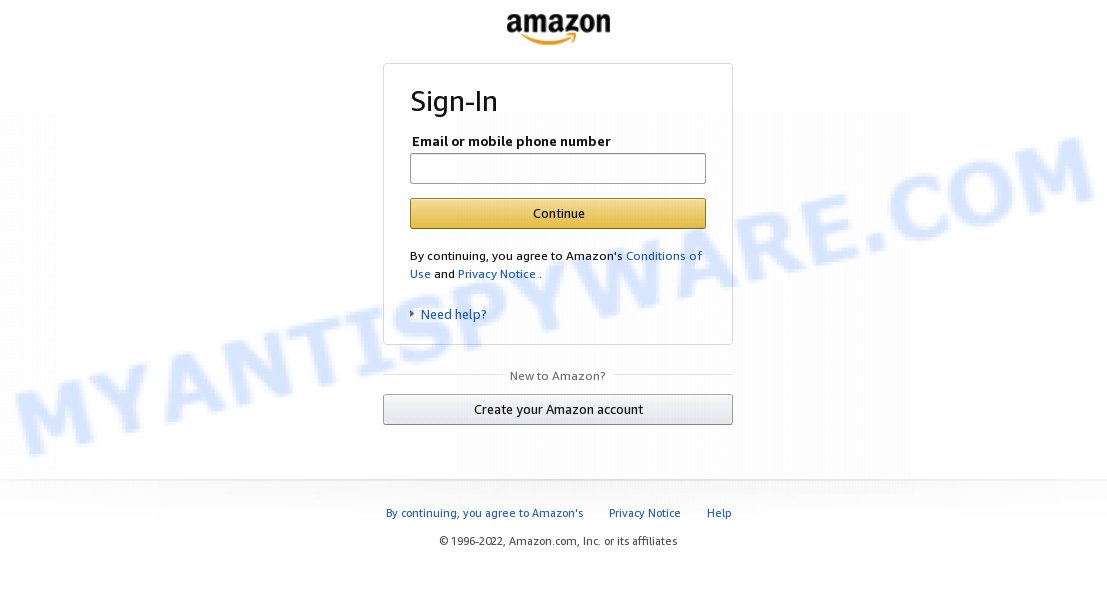 Amazonidscure Scam page