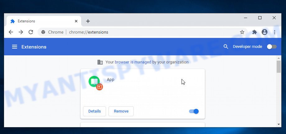 App Chrome Extension virus