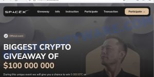 Elon Musk SpaceX Crypto Giveaway Scam
