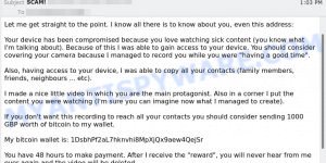 Let me get straight to the point Email Scam