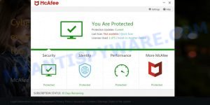 MyDailySecuritySupport.com McAfee Scam