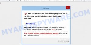 Paidcpftraining.com redirects Windows-Warnung Scam