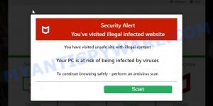 Protectusonline.xyz McAfee Security Alert Scam