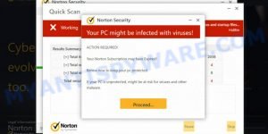 Securityguardplus.site Norton fake scan results