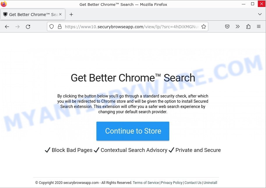 SecuryBrowseApp.com Get Better Chrome Search