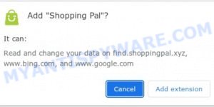 Shopping Pal chrome extension